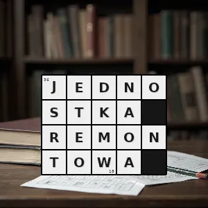 Rozwiązanie krzyżówki: miara złożoności remontowej czyli stopnia trudności wykonania remontu - jednostka remontowa | hasła, synonimy i podpowiedzi Hasło krzyżówkowe miara złożoności remontowej czyli stopnia trudności wykonania remontu - jednostka remontowa – rozwiązanie, synonimy, podpowiedzi i definicje krzyżówkowe